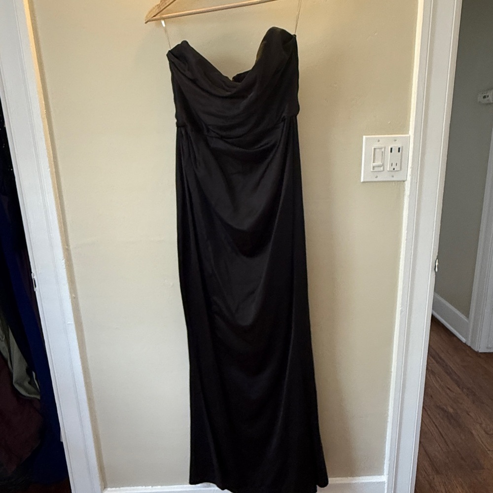 Nookie Black Strapless Gown